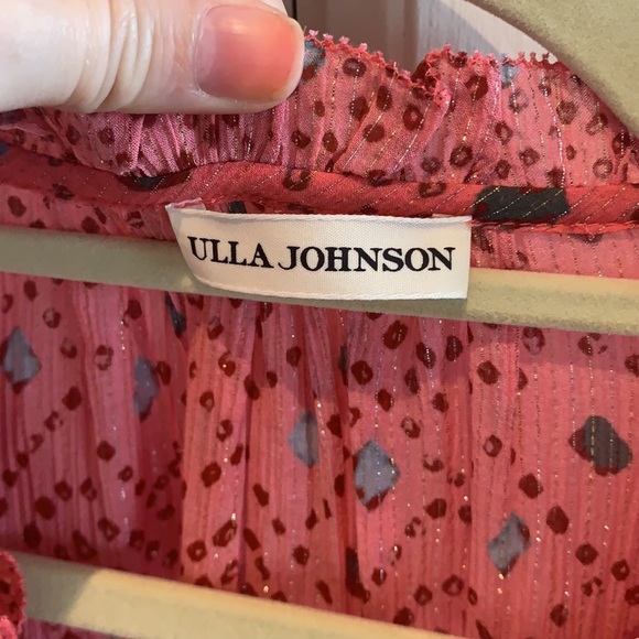 Ulla Johnson Linnea midi dress in hibiscus - Picture 9 of 11